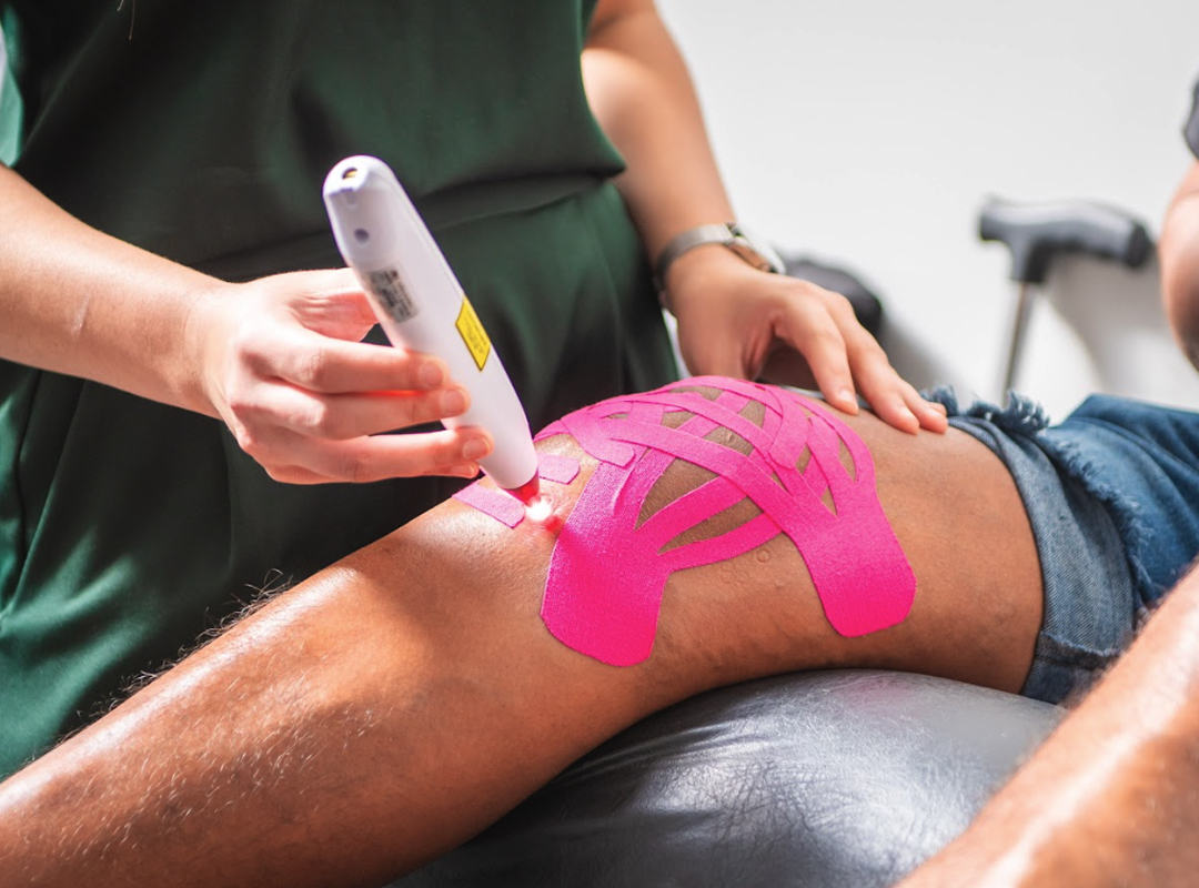 Sessão de fisioterapia no Instituto ACCORD